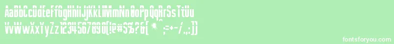 Phelps Font – White Fonts on Green Background