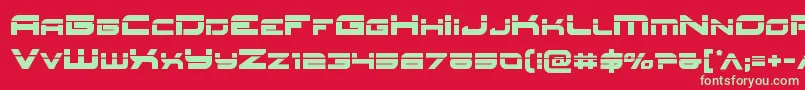 Redrocketlaser Font – Green Fonts on Red Background