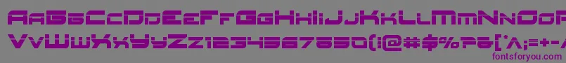 Redrocketlaser-Schriftart – Violette Schriften auf grauem Hintergrund