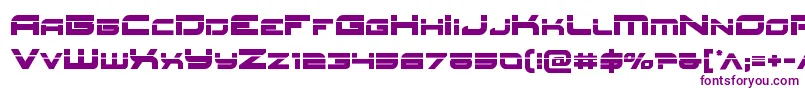 Czcionka Redrocketlaser – fioletowe czcionki