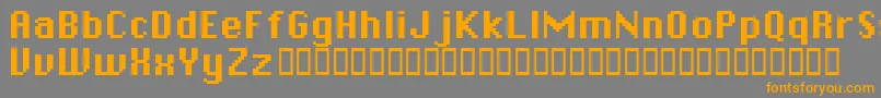 Chicpix ffy Font – Orange Fonts on Gray Background