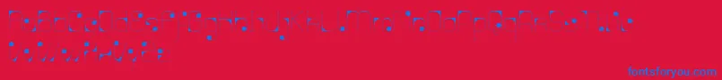 AgnesSerif Font – Blue Fonts on Red Background