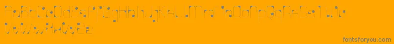 AgnesSerif-Schriftart – Graue Schriften auf orangefarbenem Hintergrund