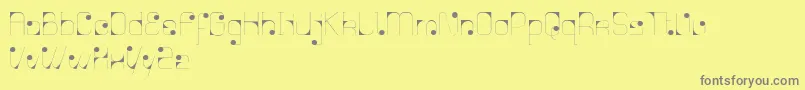 AgnesSerif Font – Gray Fonts on Yellow Background