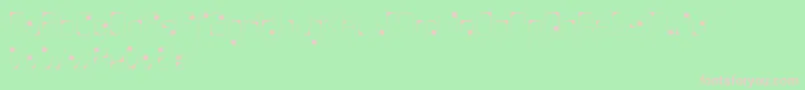 AgnesSerif Font – Pink Fonts on Green Background