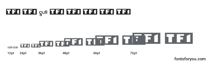 Размеры шрифта TvFrance