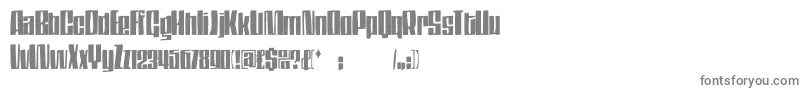 Шрифт Ds Thompson – серые шрифты на белом фоне