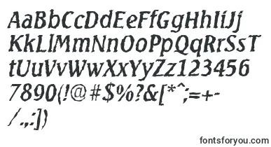 Police SeagullrandomItalic – polices pour téléphones