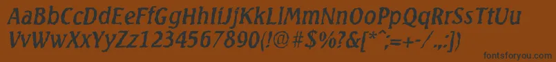 Подробнее о шрифте SeagullrandomItalic Шрифт SeagullrandomItalic – чёрные шрифты на коричневом фоне