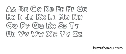 Punched Font