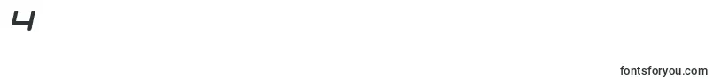 フォントNeuropolxcdBolditalic – フォント数字4