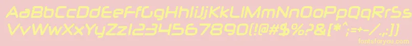More about NeuropolxcdBolditalic Font NeuropolxcdBolditalic Font – Yellow Fonts on Pink Background