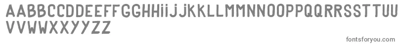 DkerPoster Font – Gray Fonts on White Background