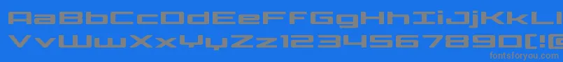 Phoenicialowercaseexpand-fontti – harmaat kirjasimet sinisellä taustalla