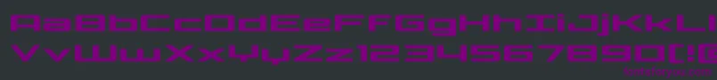 Шрифт Phoenicialowercaseexpand – фиолетовые шрифты на чёрном фоне