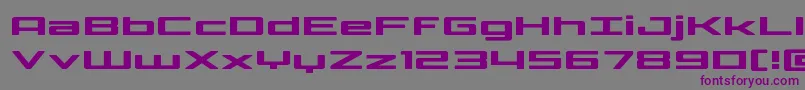 Phoenicialowercaseexpand Font – Purple Fonts on Gray Background