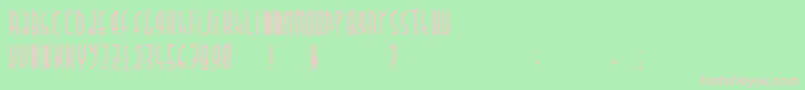 Dawnland.Paradox Font – Pink Fonts on Green Background