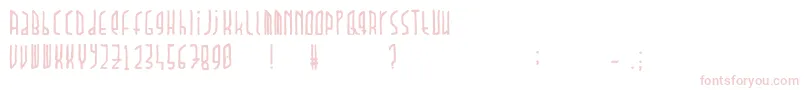 Dawnland.Paradox Font – Pink Fonts on White Background
