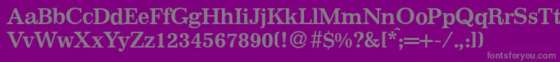 Weitere Informationen zur I770RomanBold-Schriftart I770RomanBold-Schriftart – Graue Schriften auf violettem Hintergrund
