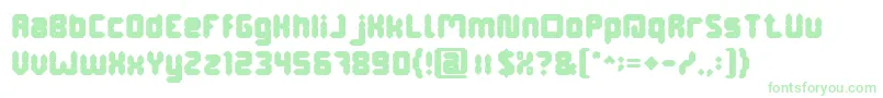 DigitalGothicBold Font – Green Fonts on White Background