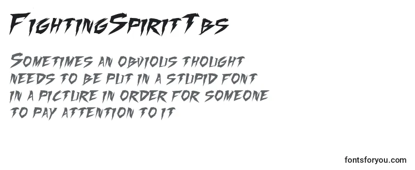 FightingSpiritTbs Font