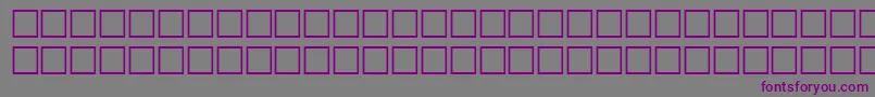 Шрифт McsErwahSINormal. – фиолетовые шрифты на сером фоне