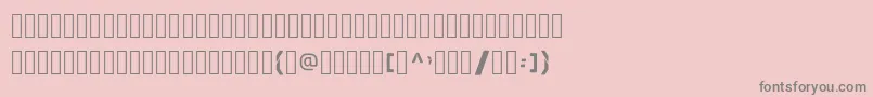 More about SkewedCharacters Font SkewedCharacters Font – Gray Fonts on Pink Background