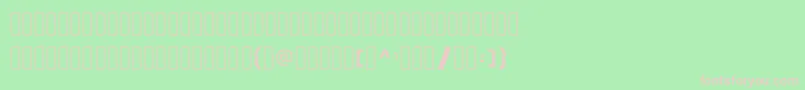 More about SkewedCharacters Font SkewedCharacters Font – Pink Fonts on Green Background