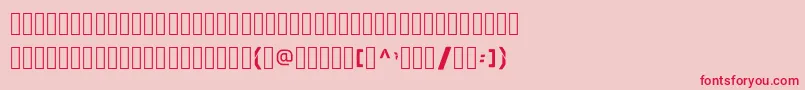 More about SkewedCharacters Font SkewedCharacters Font – Red Fonts on Pink Background