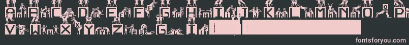 NedenOlmasn Font – Pink Fonts on Black Background