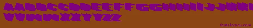 Lisätietoja GreatestView-fontista GreatestView-fontti – violetit fontit ruskealla taustalla