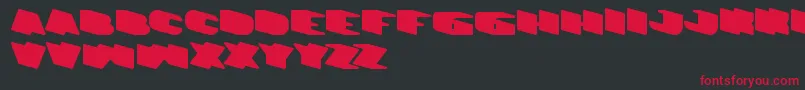 Saiba mais sobre a fonte GreatestView Fonte GreatestView – fontes vermelhas em um fundo preto