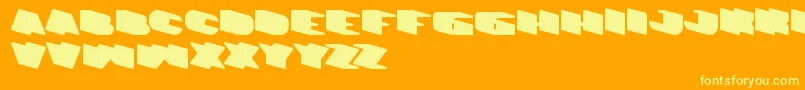 Lisätietoja GreatestView-fontista GreatestView-fontti – keltaiset fontit oranssilla taustalla