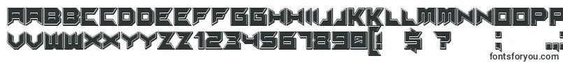 フォントSuggested3Dfilled – フォントの形