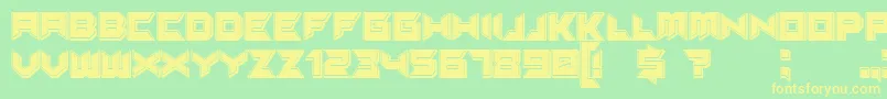 More about Suggested3Dfilled Font Suggested3Dfilled Font – Yellow Fonts on Green Background