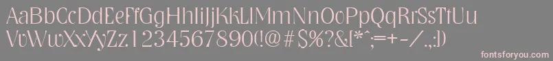More about NashvilleXlight Font NashvilleXlight Font – Pink Fonts on Gray Background