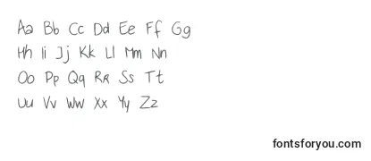 Обзор шрифта Handwritingfont