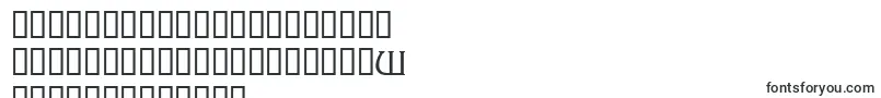 フォントCoriolan – シンディ文字