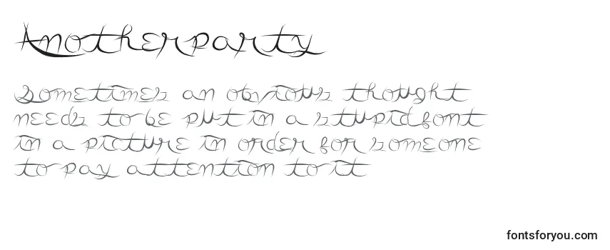 Anotherparty Font