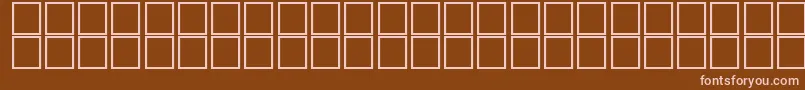 AlKharashiSalehMasmatMailMukaus Font – Pink Fonts on Brown Background