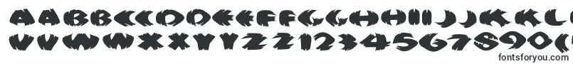 Klitschkotiquaround-Schriftart – Basisschriften