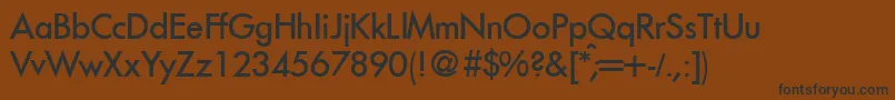 FunctiontwomediumRegular Font – Black Fonts on Brown Background