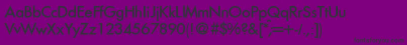 FunctiontwomediumRegular Font – Black Fonts on Purple Background