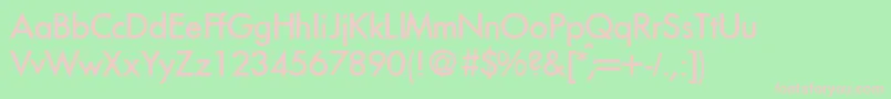 FunctiontwomediumRegular Font – Pink Fonts on Green Background