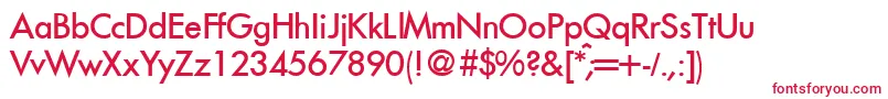 FunctiontwomediumRegular-Schriftart – Rote Schriften auf weißem Hintergrund