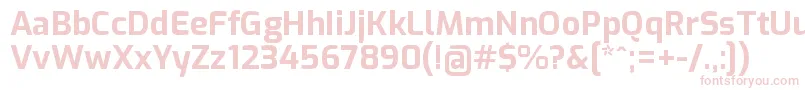 ExoBold Font – Pink Fonts