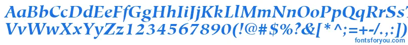 HiroshigeLtBoldItalic Font – Blue Fonts