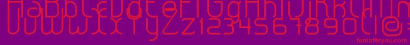 fuente LeroticaLight – Fuentes Rojas Sobre Fondo Morado