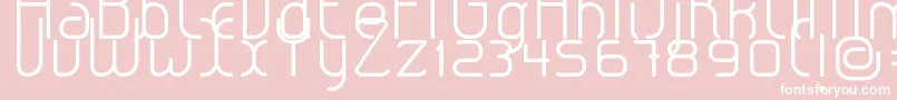 LeroticaLight Font – White Fonts on Pink Background