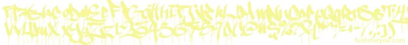 More about Ruthlessdrippin1 Font Ruthlessdrippin1 Font – Yellow Fonts on White Background